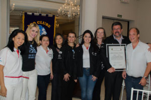 Voluntários do Pegaí acompanharam o evento